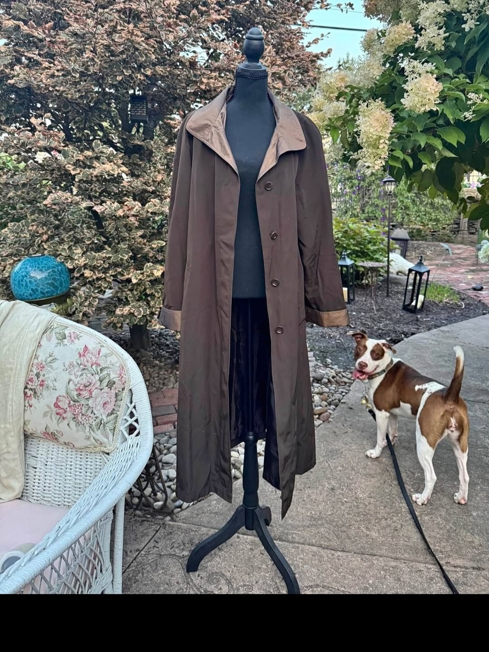 Brown Long Trench Coat